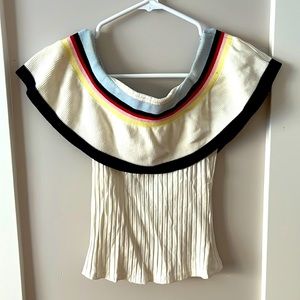 European off the shoulder top